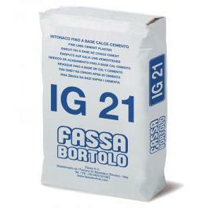 - ig 21 rasante grigio 25 kg intonaco finitura calce cemento