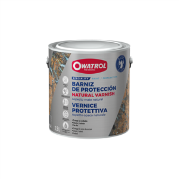 owatrol owatrol - natural varnish opaco incolore 0,5 lt a base acqua - foto 1