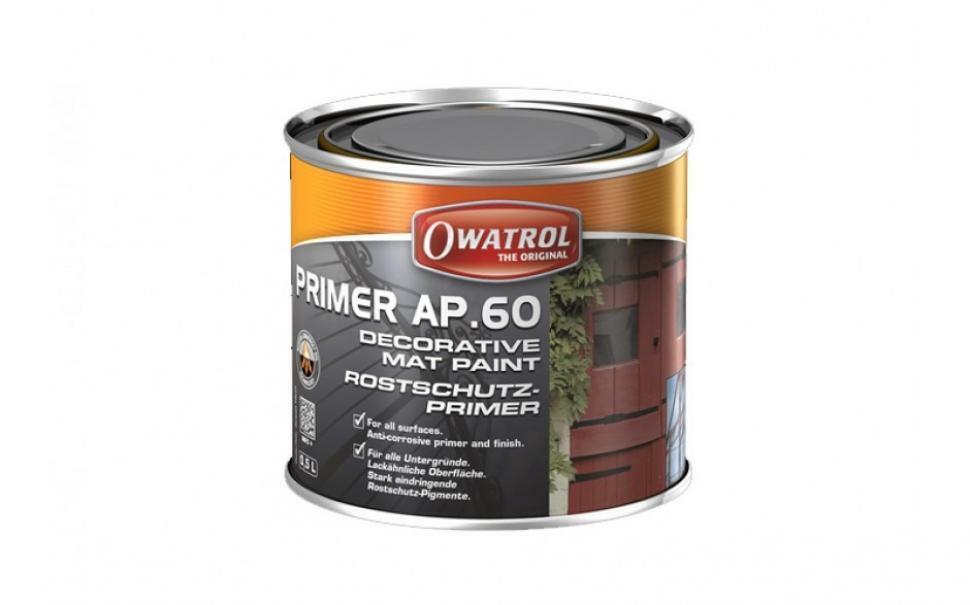 owatrol owatrol - rustol primer ap.60 fondo antiruggine grigio 0.75 lt - foto 1