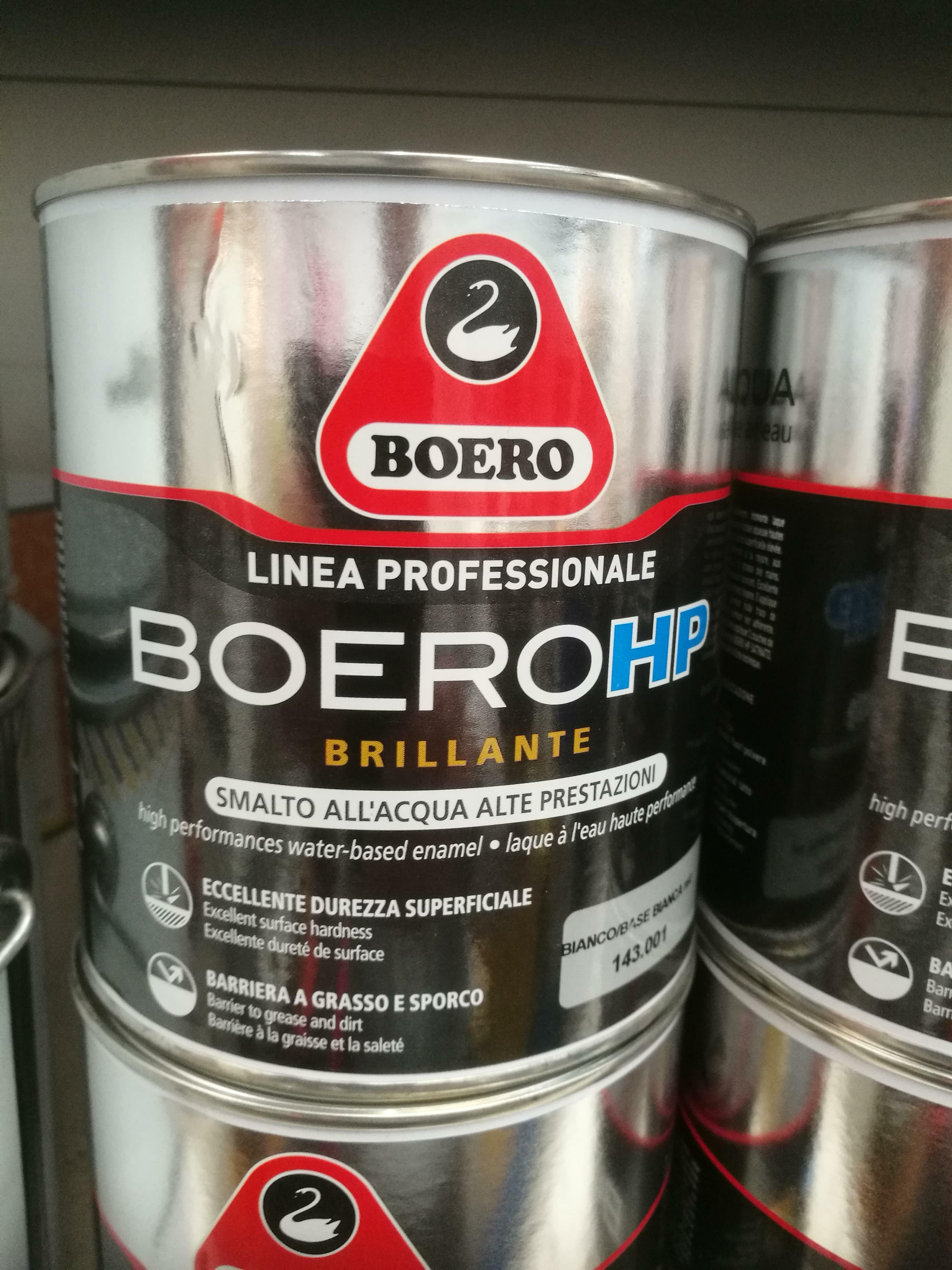 boero boero - hp brillante bianco smalto all'acqua 0,750 litri - foto 1