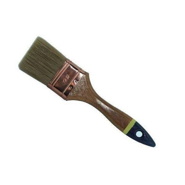 Pennello piatto pura setola 50 mm MAC con manico ergonomico in legno per verniciatura e pittura
