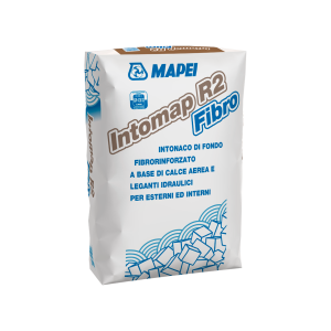 - intomap r2 fibro intonaco fondo fibrorinforzato grigio 25 kg