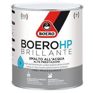 Smalto all'acqua monocomponente bianco  hp brillante alte prestazioni interni ed esterni