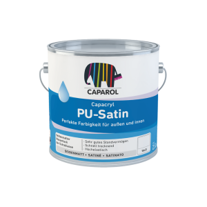 Smalto acrilpoliuretanico satinato  capacryl pu satin base 3 trasparente 0,7 lt