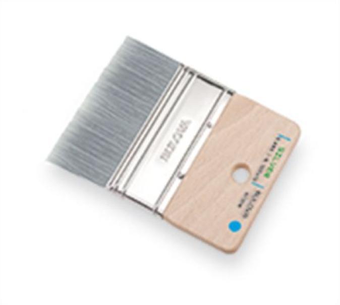Pennello spalter professionale con setole sintetiche e manico in legno BULOVA ideale per applicazione pitture decorative