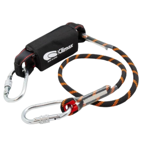Cordino anticaduta con assorbitore 1,5 metri con moschettoni  climax