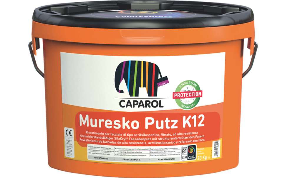 caparol caparol - cex muresko putz k12 base 3 4,9 kg - foto 1