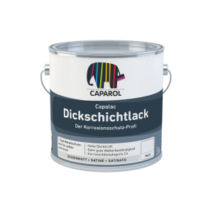 Smalto antiruggine monocomponente satinato  capalac dickschichtlack 0.713 litri base bianca