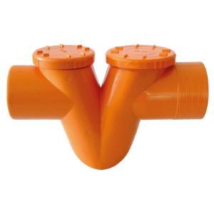 Sifone doppio ispezionabile pvc diametro 125 mm