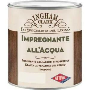 - ingham clark impregnante legno acqua pino 0,750 litri protezione uv interno esterno