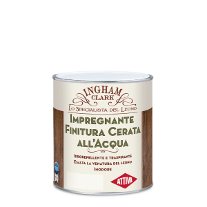 - ingham clark finitura cerata all'acqua colore rovere lt 2.5
