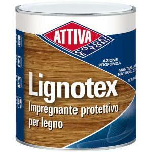 Impregnante protettivo legno incolore  lignotex barattolo 2.5 litri